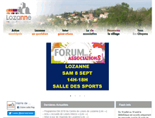 Tablet Screenshot of mairielozanne.fr